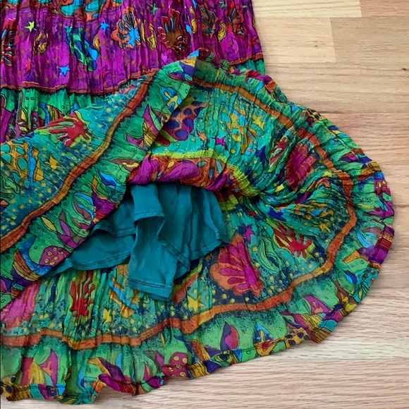 VTG 🐠 🐚 Colorful Fish dress Vibrant STUNNING - Picture 9 of 16